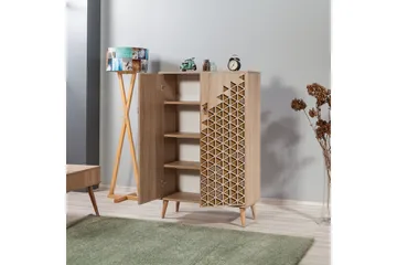 Brokind Oppbevaringsskap 80 cm - Brun/Eik/Beige - Oppbevaring - Skap - Oppbevaringsskap