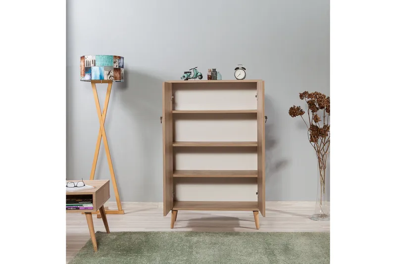 Brokind Oppbevaringsskap 80 cm - Brun/Eik/Beige - Oppbevaring - Skap - Oppbevaringsskap