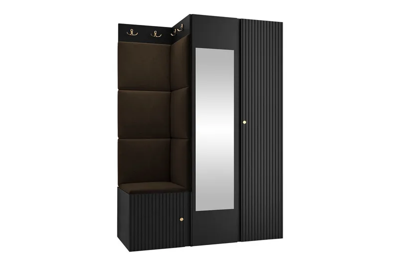 Dunvegan Highboard - Svart - Oppbevaring - Skap - Oppbevaringsskap