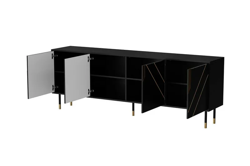 Juniskär Highboard - Svart - Oppbevaring - Skap - Oppbevaringsskap