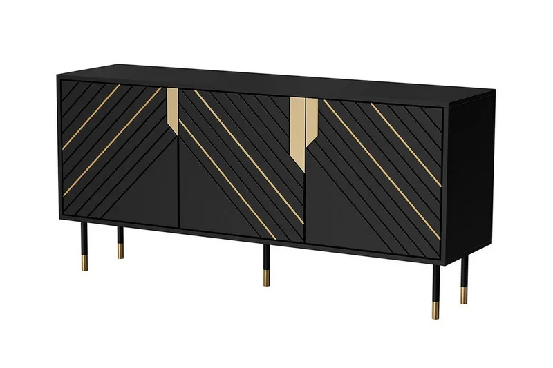 Juniskär Highboard, Svart
