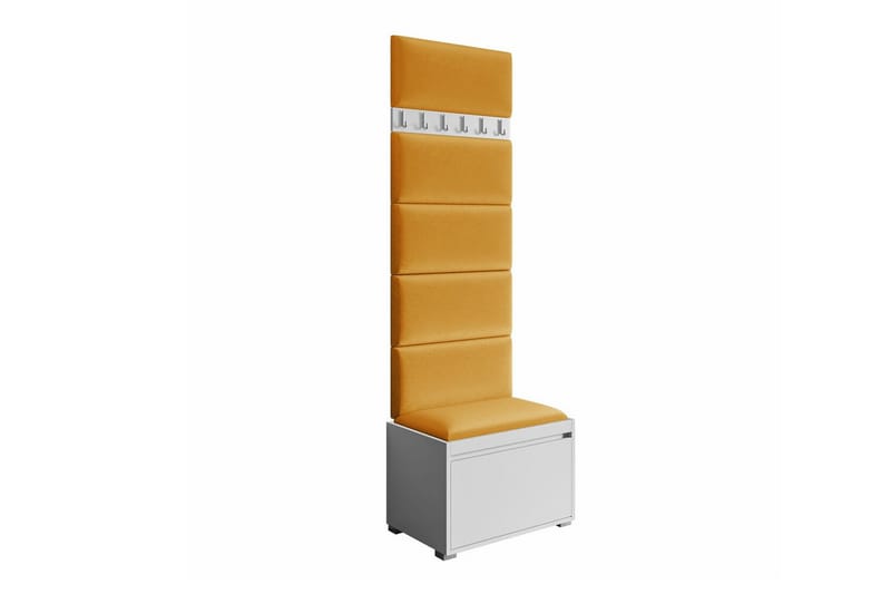 Kenmare Highboard Yellow/White - Oppbevaring - Skap - Oppbevaringsskap