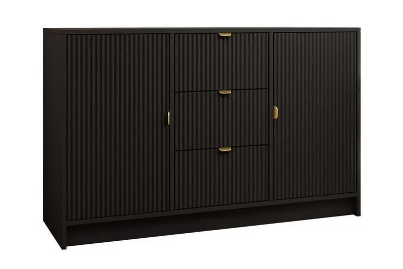 Novaj Highboard - Svart - Oppbevaring - Skap - Oppbevaringsskap