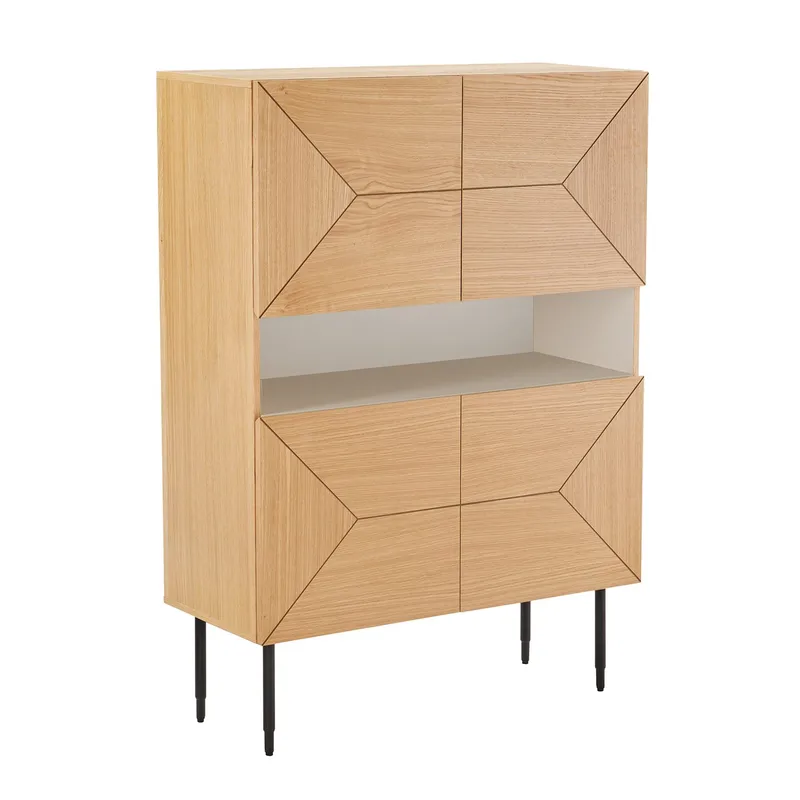 Sideboard HOME4YOU - Beige - Oppbevaring - Skap - Oppbevaringsskap