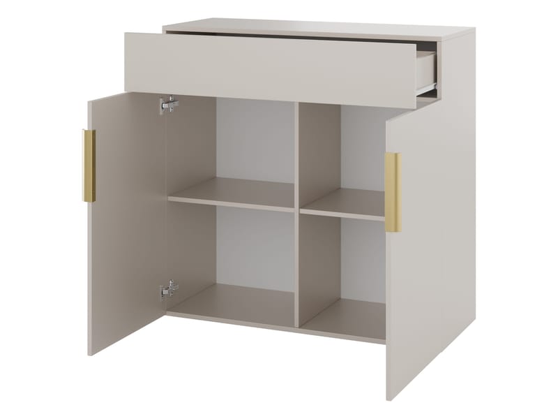 skap Kommode 2D1S KERKIN beige - Oppbevaring - Skap - Oppbevaringsskap