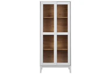 Vitrine Rumson Hvit - Hvit - Oppbevaring - Skap - Vitrineskap