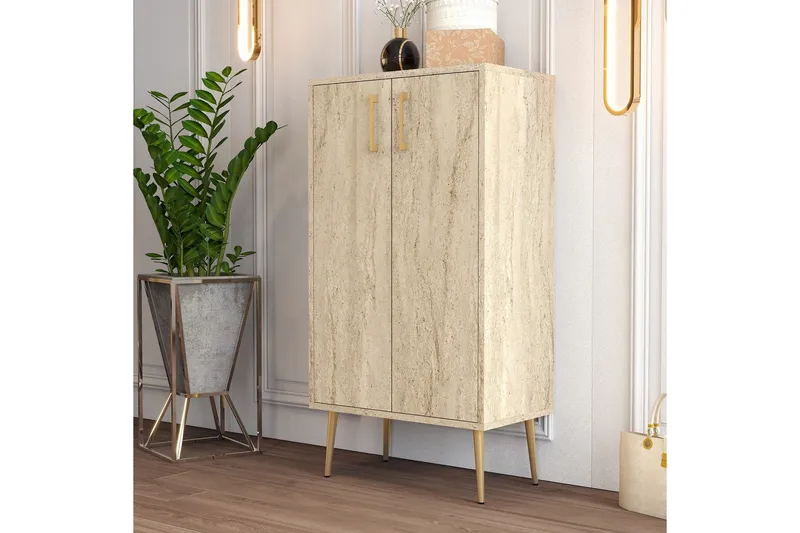 Babice Skoskap 60 cm - Beige - Oppbevaring - Skooppbevaring