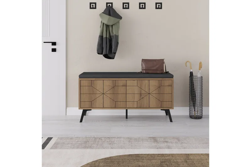 Dune Skoskap 107 cm - Brun - Oppbevaring - Skooppbevaring