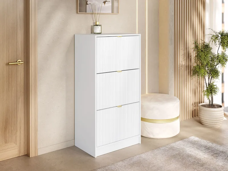 Gudelia Skoskap 60 cm - hvit - Oppbevaring - Skooppbevaring