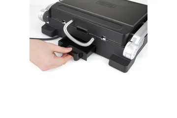 Bordgrill Black+Decker Børstet Stål Temp Kontroller 2000W - Hage - Griller - Øvrige griller - Bærbar grill & campinggrill