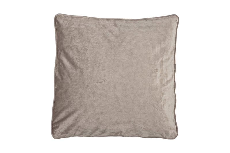 Sameta Putetrekk 45x45 cm Fløyel, Grå/Beige