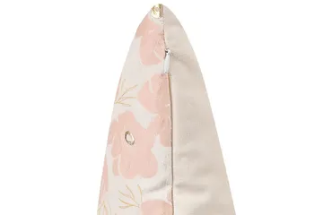 Pynteputer Triteleia sett á 2 Rosa/gull/beige - Rosa/gull/beige - Tekstiler - Pute & pledd - Pynteputer