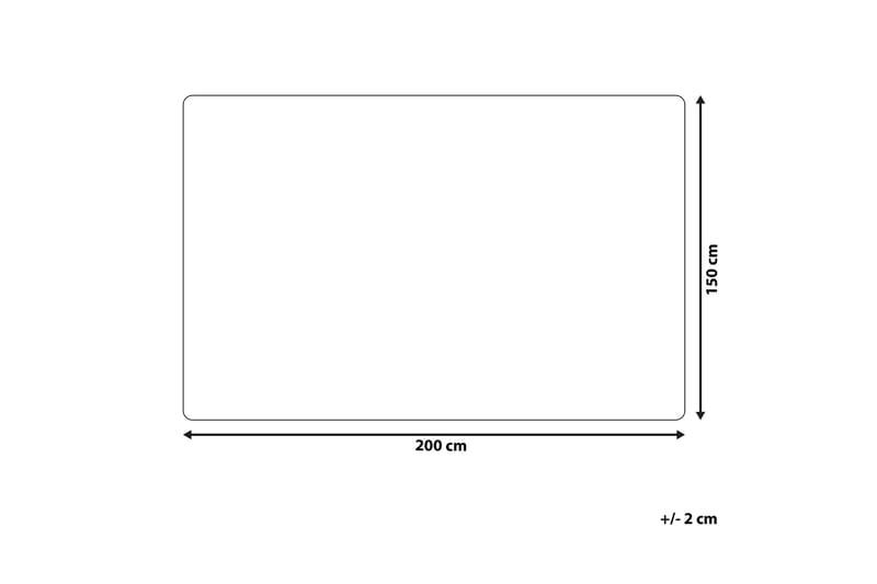 Abteh Pledd 150x200 cm Dobbeltsidig - Hvit - Tekstiler - Pute & pledd - Tepper & pledd