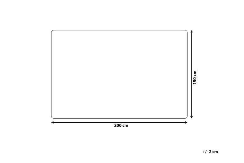 Asdad Pledd 150x200 cm Dobbeltsidig - Brun / Hvit - Tekstiler - Pute & pledd - Tepper & pledd