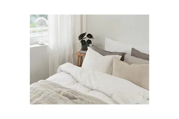 Dynetrekksett Enkeltseng 2-Delers Birger Flanell - Offwhite - Tekstiler - Sengetøy - Sengetøysett & dynetrekksett