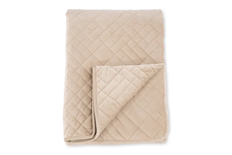 Jilly Sengeteppe 80x150 cm - Beige - Tekstiler - Sengetøy - Sengeteppe - Sengeteppe dobbeltseng