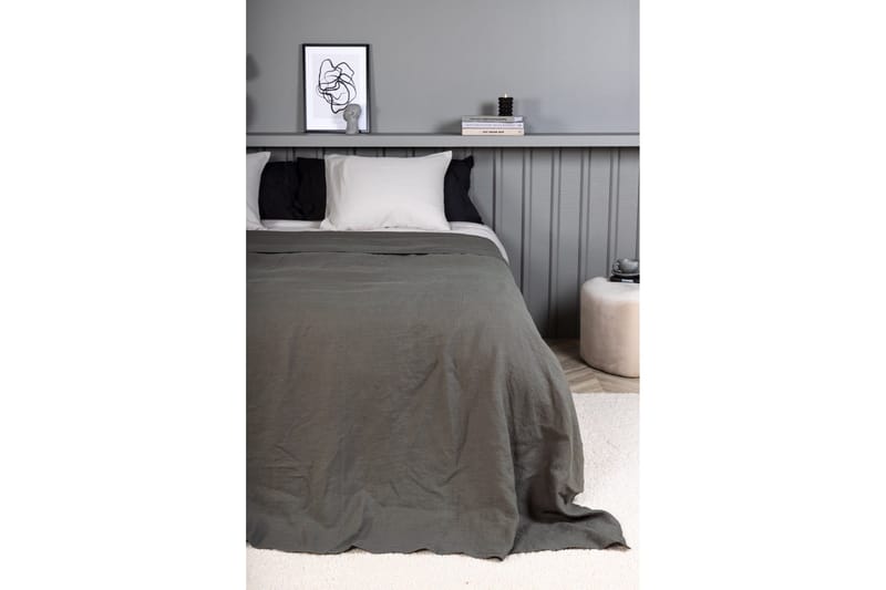 Milo Sengeteppe 260x260 cm - Lysegrå - Tekstiler - Sengetøy - Sengeteppe - Sengeteppe dobbeltseng