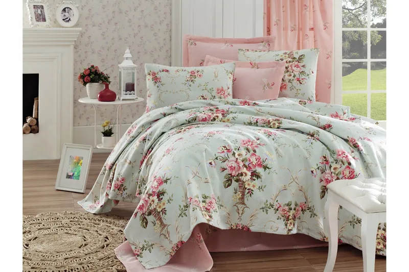 EnLora Home Sengeteppe 160x235 cm, Mint