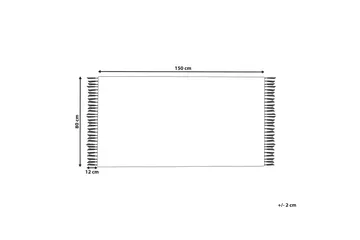 Bademli Ryeteppe 80x150 cm - Grå - Tekstiler - Tepper & Matter - Flatvevde tepper