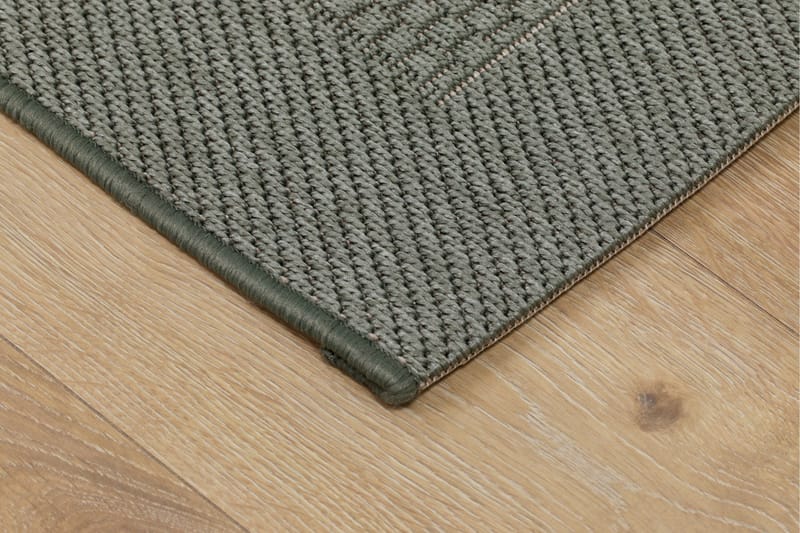 Miami Flatvevd Matte 80x200 cm - Grønn - Tekstiler - Tepper & Matter - Flatvevde tepper
