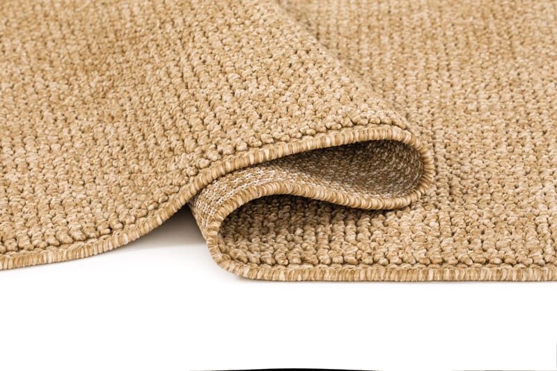 Maskinvevd teppe Capri Plain rund 200 cm - Jute - Tekstiler - Tepper & Matter - Store tepper