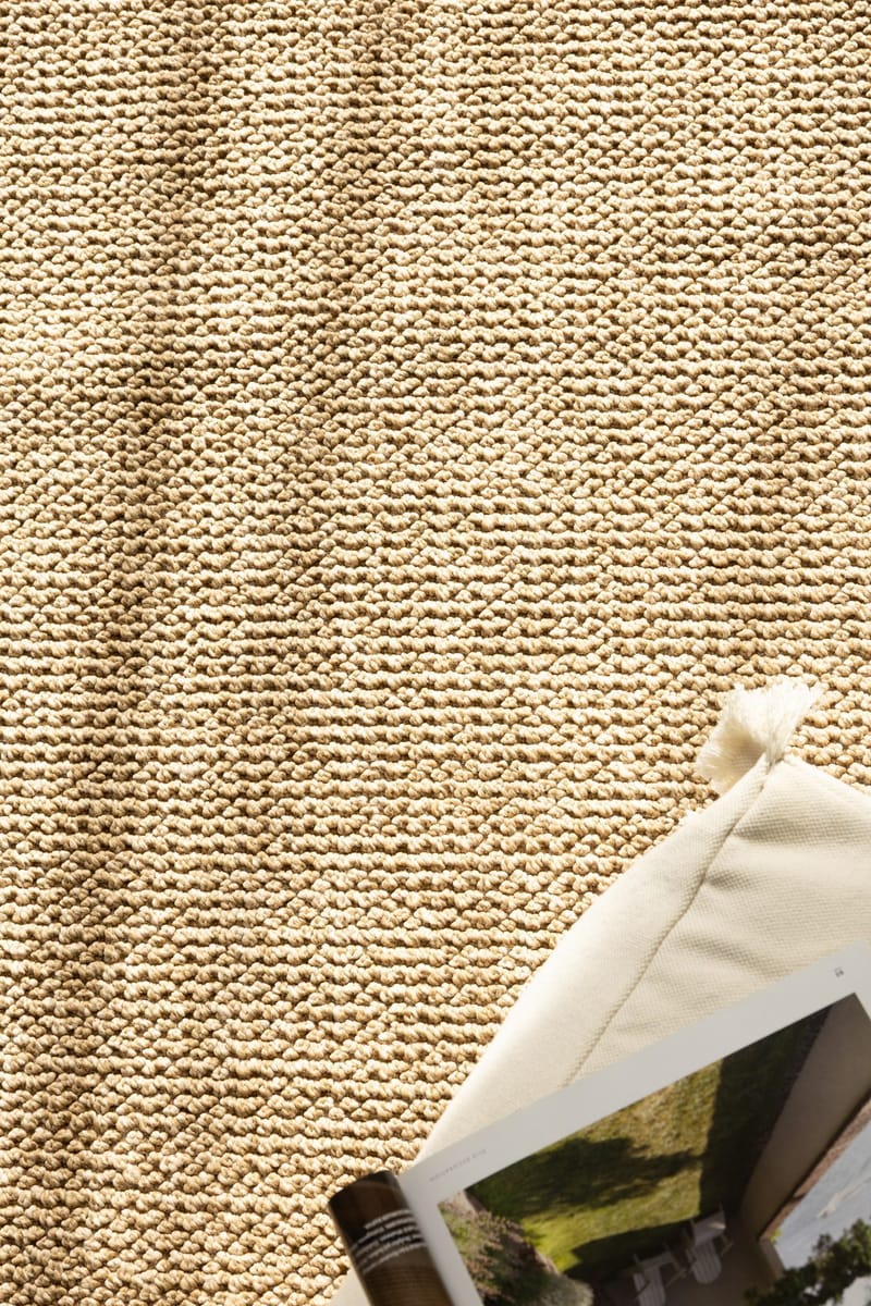 Maskinvevd teppe Capri Plain rund 200 cm - Jute - Tekstiler - Tepper & Matter - Store tepper