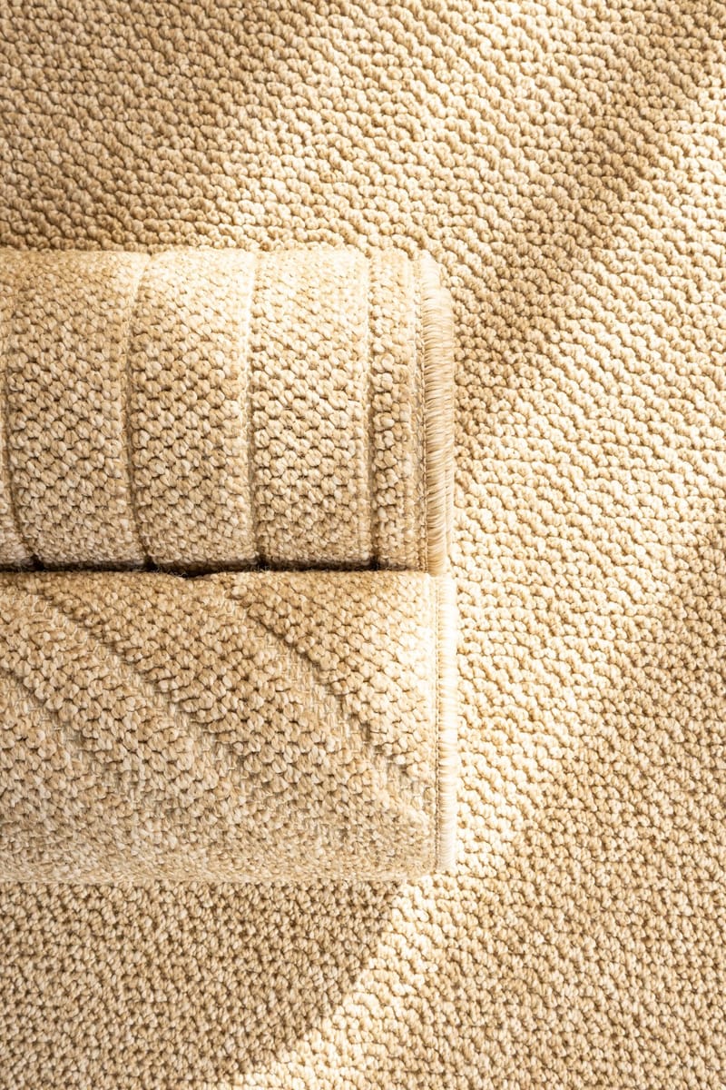 Maskinvevd teppe Capri Plain rund 200 cm - Jute - Tekstiler - Tepper & Matter - Store tepper