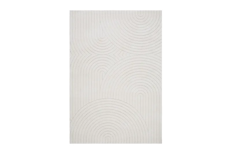 Genova Friezeteppe 280x380 cm, Hvit