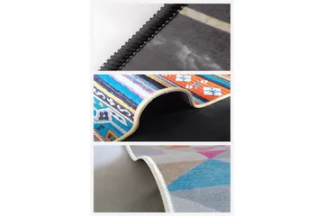 Sabrina Bomullsteppe 100x300 cm Rektangulær - Grå - Tekstiler - Tepper & Matter - Moderne tepper - Bomullstepper