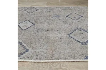 Sabrina Bomullsteppe 100x300 cm Rektangulær - Grå - Tekstiler - Tepper & Matter - Moderne tepper - Bomullstepper