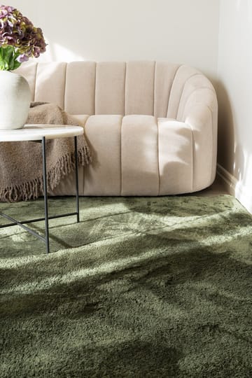 Cozy Ryeteppe 133x190 cm Rektangulær - Grønn - Tekstiler - Tepper & Matter - Moderne tepper - Ryeteppe