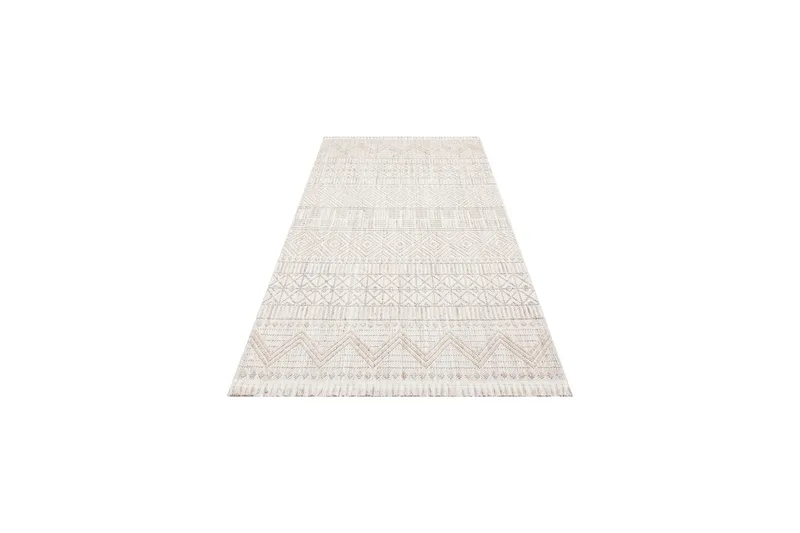 Cozy Løper 80x300 cm Rektangulær, Grå/Beige