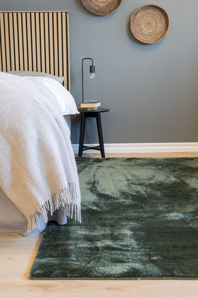 Cozy Ryeteppe 133x190 cm Rektangulær - Grønn - Tekstiler - Tepper & Matter - Moderne tepper - Ryeteppe