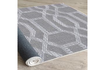 Magma Bomullsteppe 80x120 cm Rektangulær - Grå - Tekstiler - Tepper & Matter - Moderne tepper - Bomullstepper