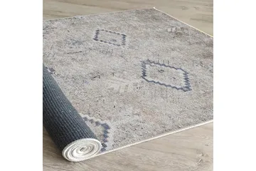 Sabrina Bomullsteppe 100x300 cm Rektangulær - Grå - Tekstiler - Tepper & Matter - Moderne tepper - Bomullstepper