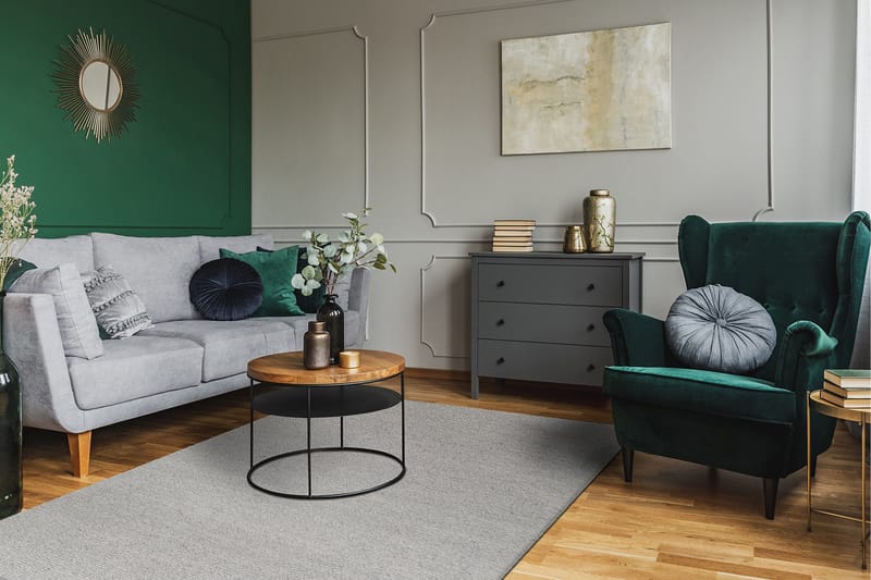 Skagen Ullteppe 200x300 cm - Sølv - Tekstiler - Tepper & Matter - Moderne tepper - Ullteppe