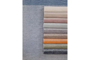 Alva Bomullsteppe 75x150 cm Oval - Blå - Tekstiler - Tepper & Matter - Moderne tepper - Bomullstepper