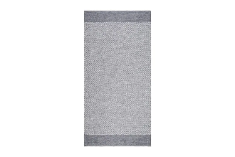 Alva Bomullsteppe 75x220 cm Oval - Grå - Tekstiler - Tepper & Matter - Moderne tepper - Bomullstepper