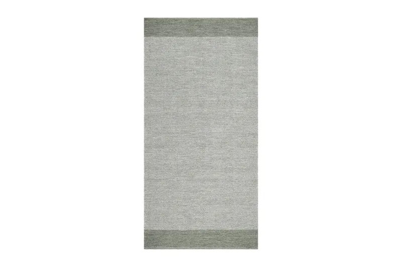 Alva Bomullsteppe 75x280 cm Oval, Grønn