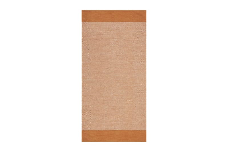 Alva Bomullsteppe 75x340 cm Oval, Oransje