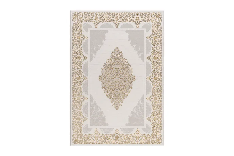 Ankara Wiltonteppe 160x230 cm, Beige/Gull