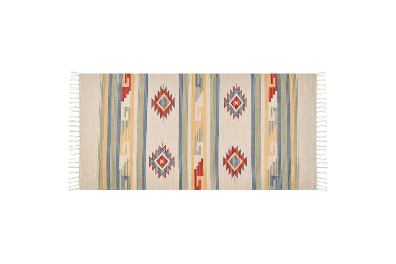 Aparan Bomullsteppe 80x150 cm - Beige - Tekstiler - Tepper & Matter - Moderne tepper - Bomullstepper