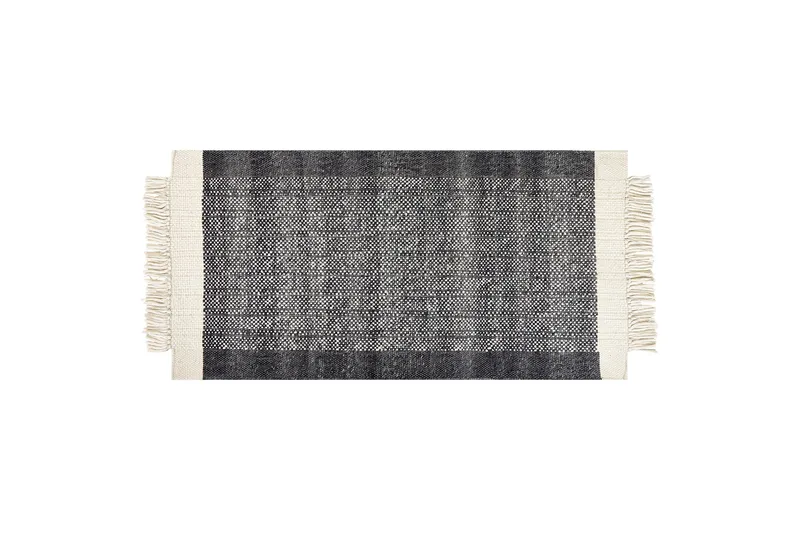 Atlanti Ullteppe 80x150 cm, Svart/hvit