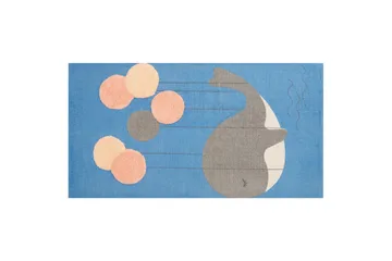 Balabang Bomullsteppe 80x150 cm - Blå - Tekstiler - Barnetekstiler - Barnetepper