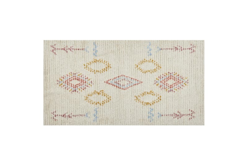 Bettiah Bomullsteppe 80x150 cm, Beige