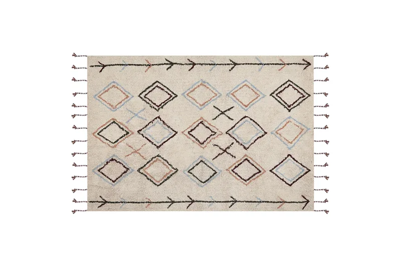Corum Ryeteppe 160x230 cm - Beige - Tekstiler - Tepper & Matter - Moderne tepper - Bomullstepper