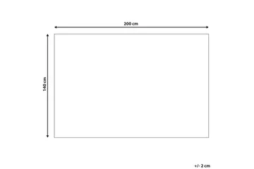 Dispur Bomullsteppe 140x200 cm - Beige - Tekstiler - Tepper & Matter - Moderne tepper - Bomullstepper