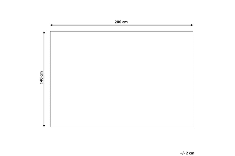 Dispur Bomullsteppe 140x200 cm - Beige - Tekstiler - Tepper & Matter - Moderne tepper - Bomullstepper