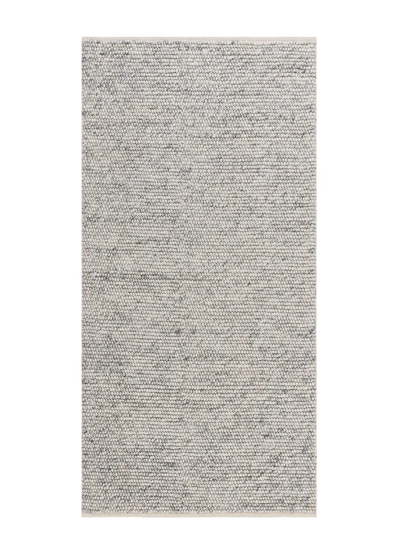 Håndvevd teppe KM Home Bubble 75x150 cm Grå Melange - Grå melange - Tekstiler - Tepper & Matter - Moderne tepper - Ullteppe