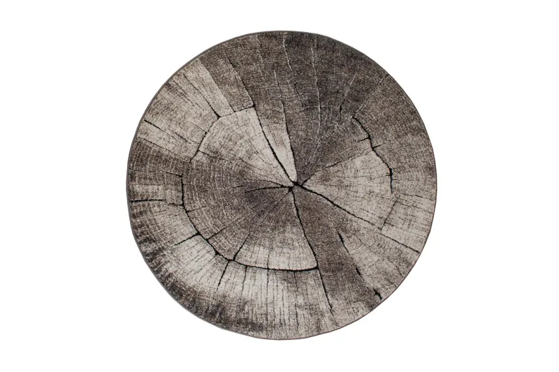 Ibiza Matte Rund 240 Tree - Grå - Tekstiler - Tepper & Matter - Moderne tepper - Wiltontepper
